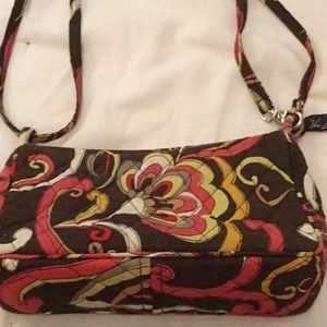 Vera Bradley small handbag brown floral